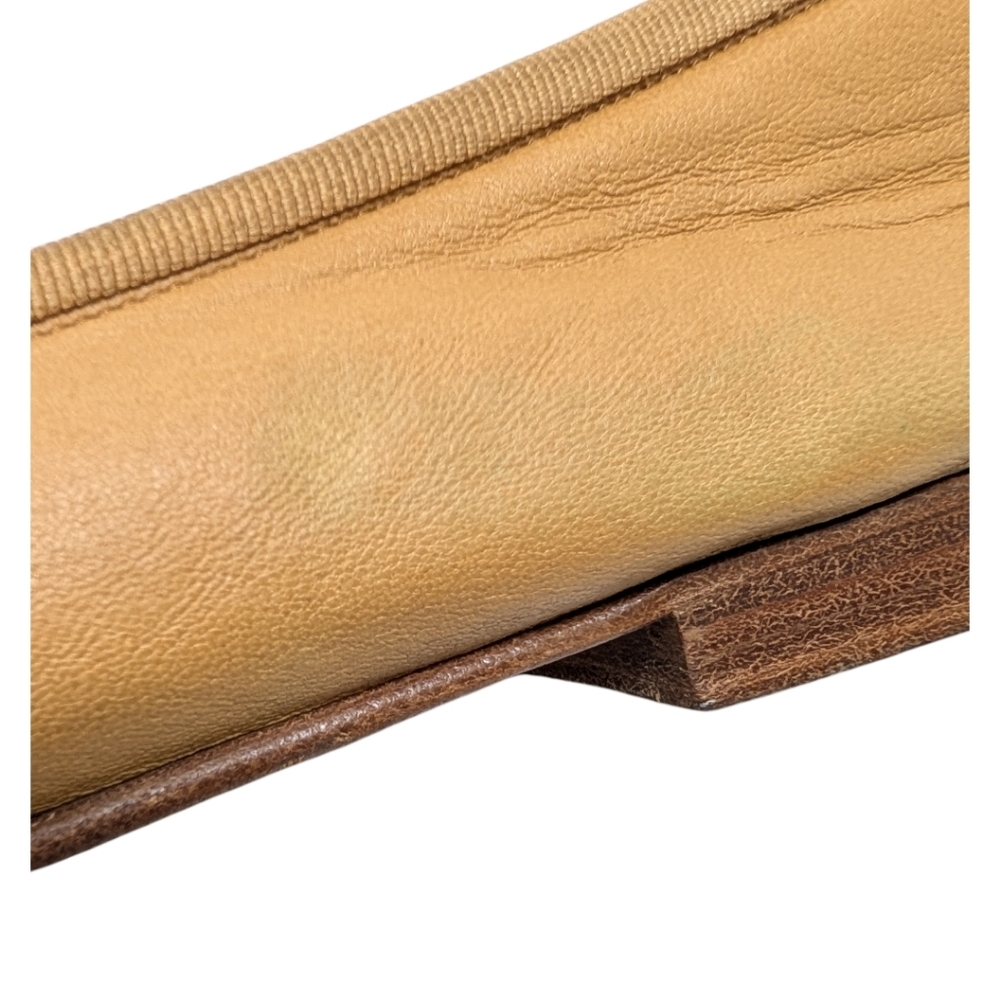 Chanel Ballet Flats Ballerinas CC Logo Cap Toe Nude Beige Tan Leather 36.5 | 6 - Picture 8 of 13